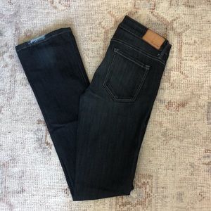 Level 99 Slim Bootcut Jeans Blue Dark Wash Mid/Regular Rise - Size 28